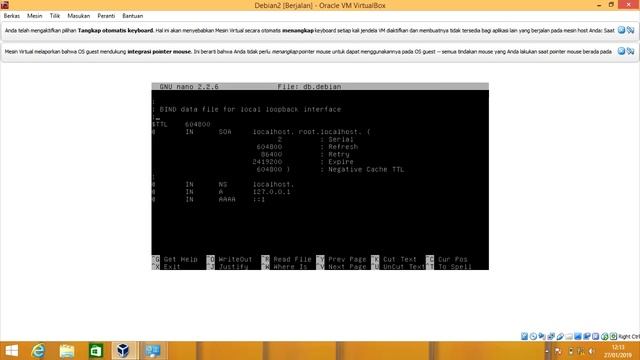 Cara Konfigurasi dan install DNS (bind9) di Debian 8.7 смотреть онлайн