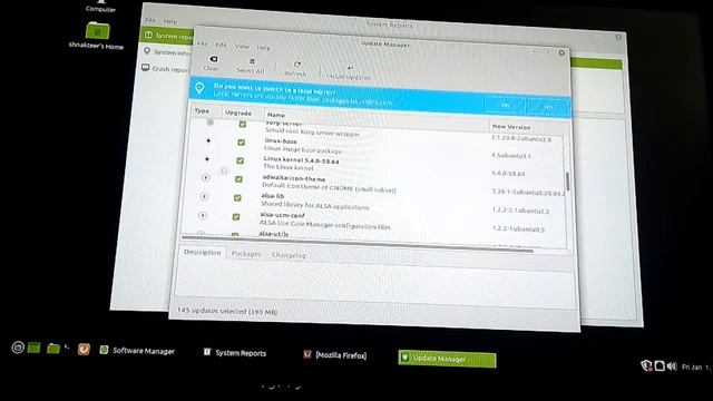 Linux Mint Mate 20 new kernel version erorr смотреть онлайн