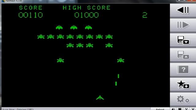 Galaxians - Acorn Atom - emulador Pantheon 4.338 - testeado en Windows 7 x64 смотреть онлайн
