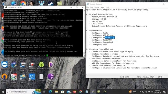 OpenStack Host Preparation & Identity Service Configuration (Keystone) Part 1 смотреть онлайн