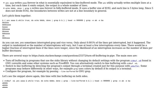 What prevents stdout/stderr from interleaving? (2 Solutions!!) смотреть онлайн
