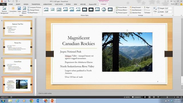 PowerPoint 2013 Unit C - Video 2 - Insert And Style a Picture смотреть онлайн