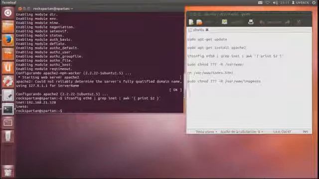 PRUEBA DE UBUNTU SERVER(APACHE) смотреть онлайн
