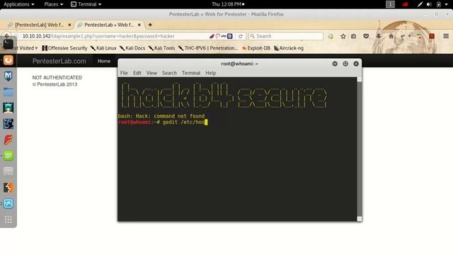 web for pentester lab 1&2 installation in virtual box in linux смотреть онлайн