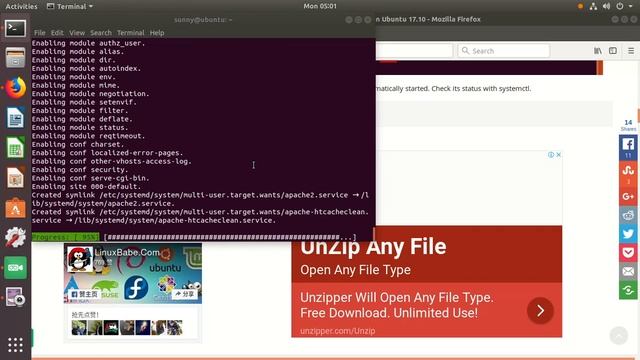 Installing LAMP Stack on Ubuntu 17.10 смотреть онлайн