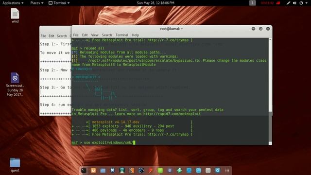 Hack | Exploit Window 7 Using EtternalBlue Vulnerability смотреть онлайн