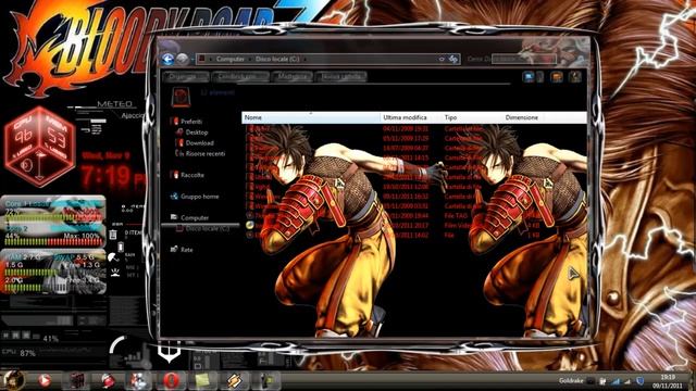 Tema Bloody Roar and my customized desktop смотреть онлайн