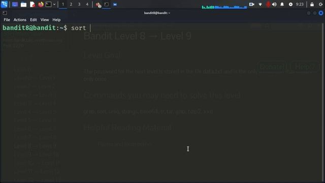 Bandit 6 - 10: Comandos Básicos de Linux смотреть онлайн
