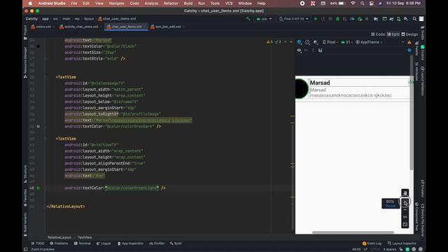 How to create Social Media App in Android Studio || Chat || Part 36 смотреть онлайн