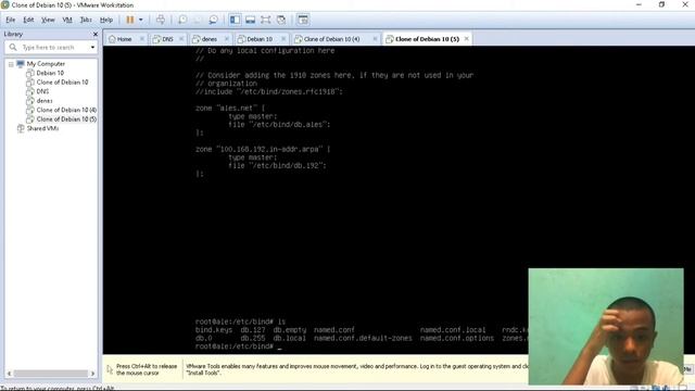 KONFIGURASI DNS SERVER DI DEBIAN 10 !! смотреть онлайн
