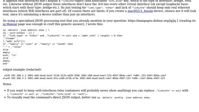 What's the most reliable script to return the IP address of real local ethernet links смотреть онлайн