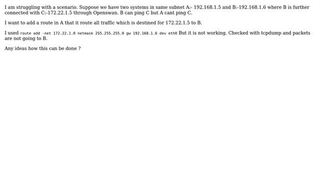 DevOps & SysAdmins: Policy based routing in linux based on destination address. смотреть онлайн