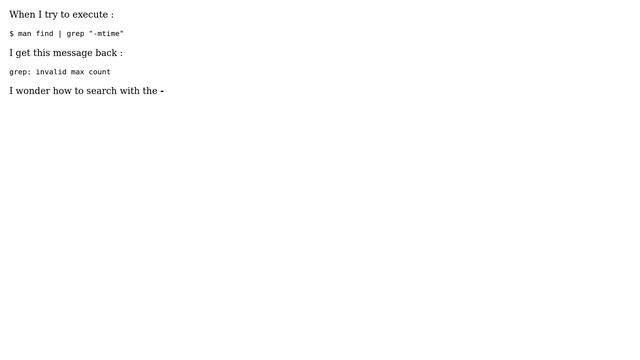Unix & Linux: Error with grep and find смотреть онлайн