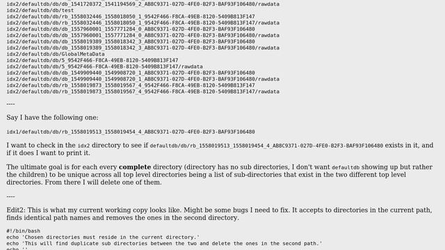 Unix & Linux: How to find duplicate directory paths even if the contents are different? смотреть онлайн
