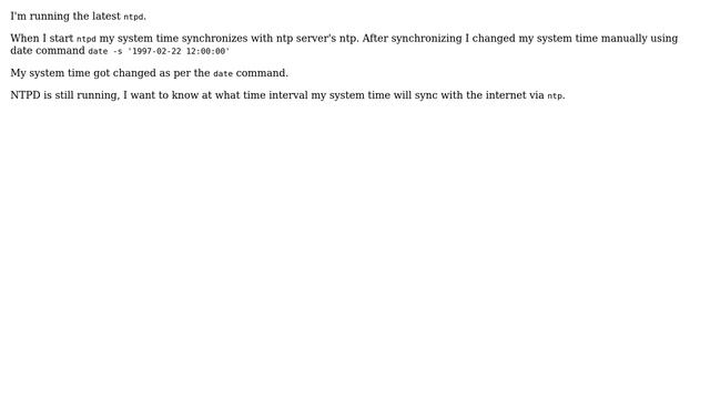 Ubuntu: At what time intervals does ntpd update the time? (2 Solutions!!) смотреть онлайн