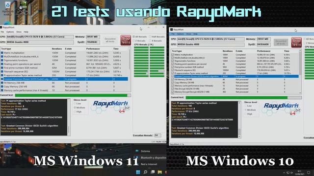 Windows 11 vs Windows 10 (similar rendimiento) смотреть онлайн