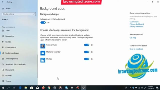 How To Disable Background Running Apps On Windows 10 (Save More Data And Reduce Power Consumption) смотреть онлайн