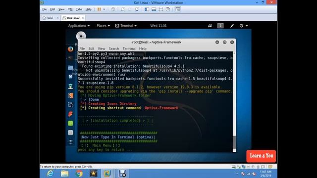 Pen-testing using Kali Linux by Learn 4 you смотреть онлайн