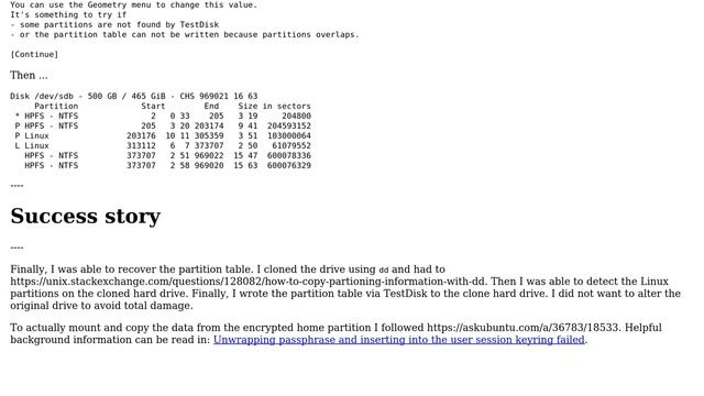 How to recover the partition table (Windows, Ubuntu) of an unallocated disc? смотреть онлайн