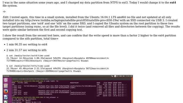 Reformat data only drive from NTFS to whatever Linux likes? (2 Solutions!!) смотреть онлайн