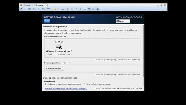 instalación de VMware y S.O. centos 7 смотреть онлайн
