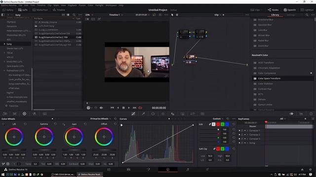Color Correcting & Color Grading S-Log2 Footage from a Sony A73 in Davinci Resolve смотреть онлайн