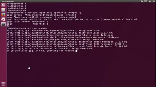 How To Install Krita On ubuntu 17.04 zesty zapus смотреть онлайн