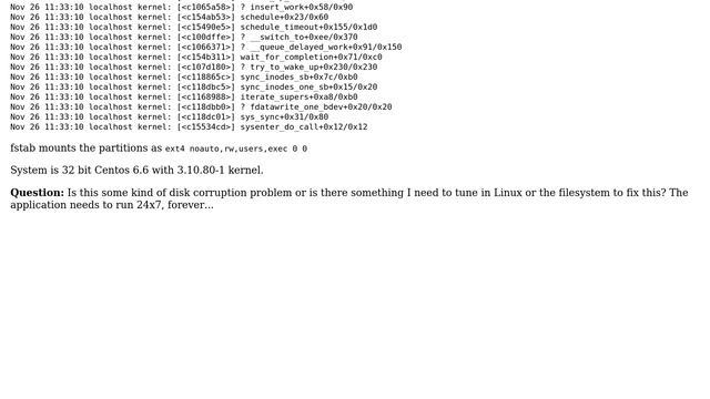 Unix & Linux: slow/frozen ext4 // task sync blocked on big mostly write only server смотреть онлайн
