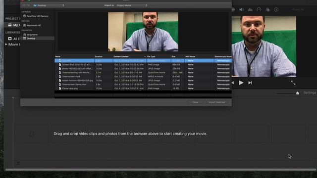 Green Screening with QuickTime and iMovie on Your Mac смотреть онлайн