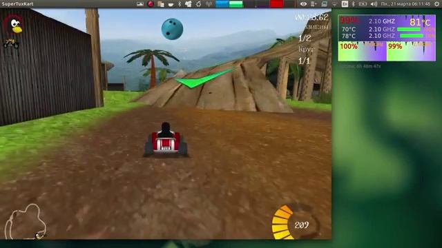 LiveUSB SuperTuxKart Ubuntu 14 04 3 + Mate смотреть онлайн