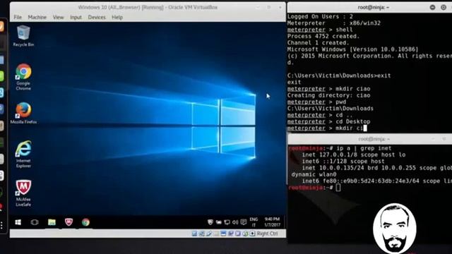 How To Hack Any Windows 10 Using Kali Linux - YouTube (360p) смотреть онлайн