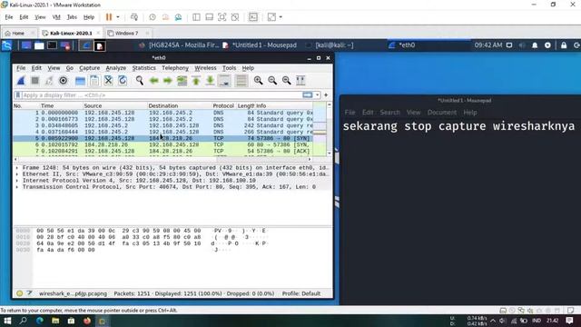 Packet Analysis Menggunakan Wireshark Pada Kali Linux | Keamanan Jaringan смотреть онлайн
