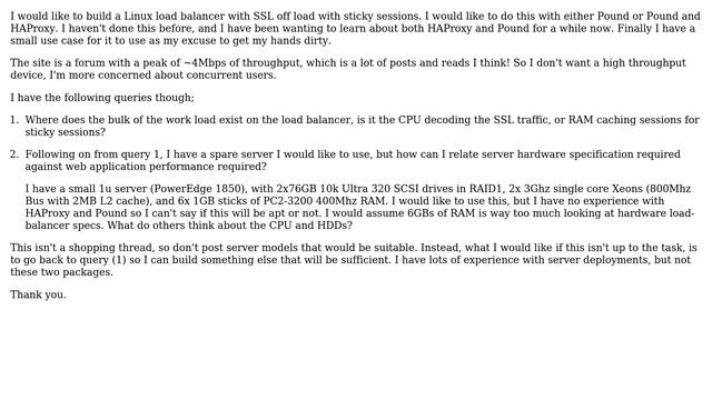 How to forcast the spec of a Linux load balancer? смотреть онлайн