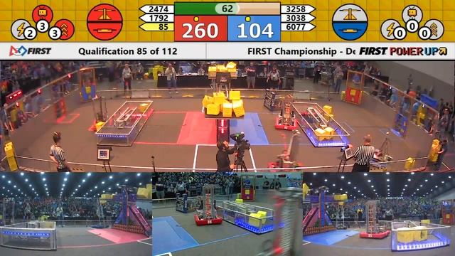 Qual 85 - 2018 FIRST Championship - Detroit - Tesla Subdivision