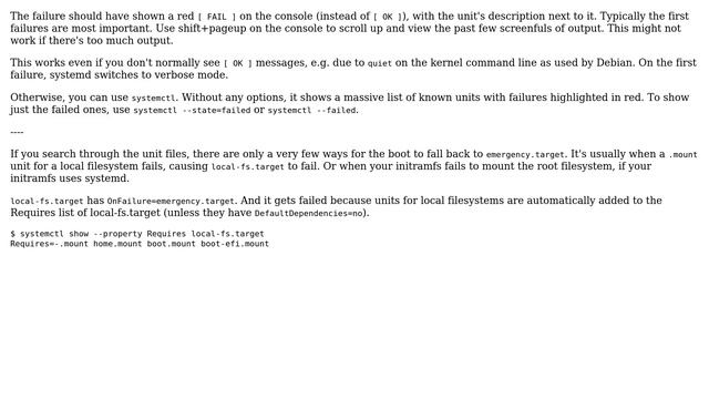 Unix & Linux: How to determine exactly why Systemd enters emergency mode? (2 Solutions!!) смотреть онлайн