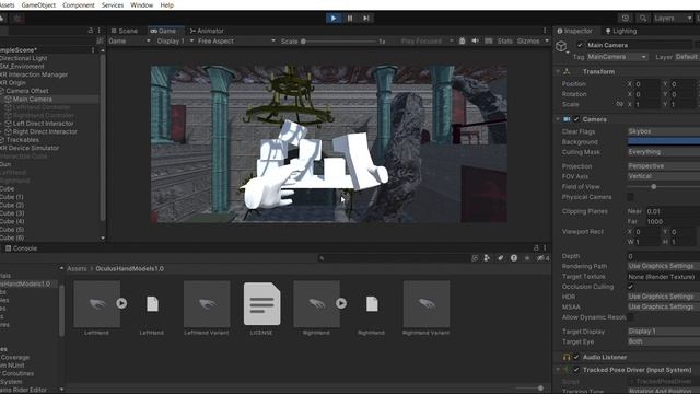 VR SampleScene Windows, Mac, Linux Unity 2022 2 1f1 DX11 2023 11 29 15 01 36 смотреть онлайн