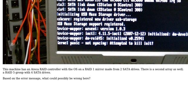 DevOps & SysAdmins: CentOS 5.5 doesnt boot - possible failed RAID controller or hard drives? смотреть онлайн