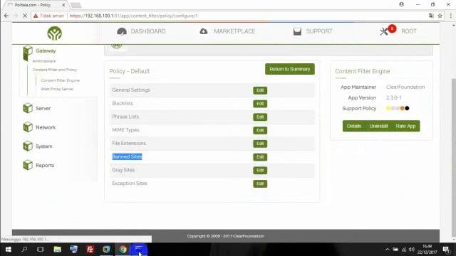 ClearOS Instalasi dan Konfigurasi Proxy Server by Syarifa Nabila Huda смотреть онлайн