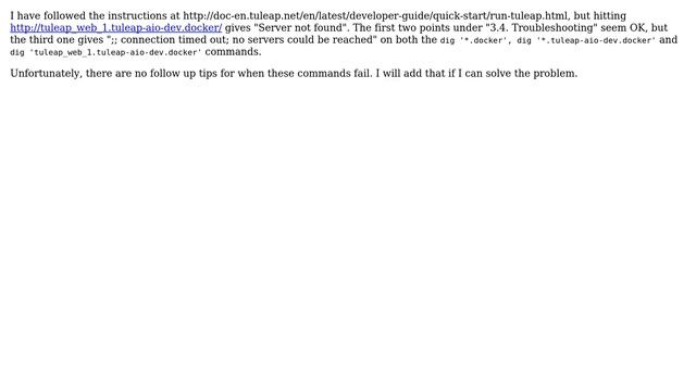Can't connect after Tuleap install on Debian sid under docker смотреть онлайн