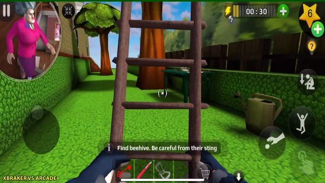Scary Teacher 3D - Bee Attack - Gameplay Walkthrough Part 6 (Android / iOS ) смотреть онлайн