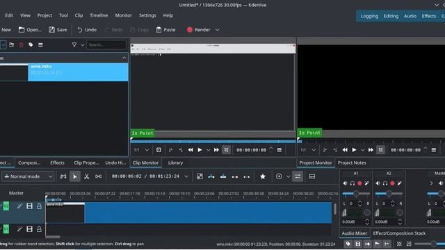 Kdenlive (Libre Video Editor) on FreeBSD Operating System. Free Video Editing Software. смотреть онлайн