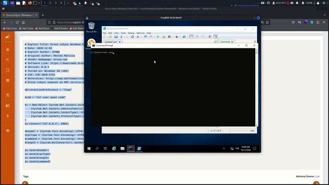 Windows Druva inSync version 6.3.3 Privilege Escalation смотреть онлайн