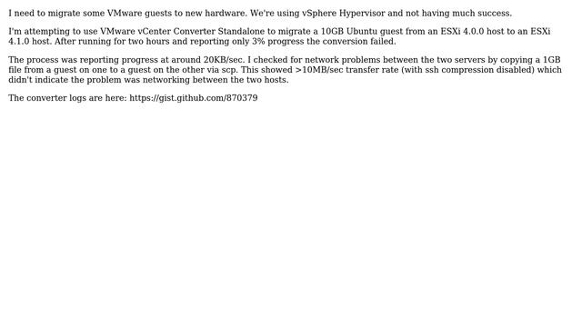 DevOps & SysAdmins: Why is VMware vCenter Converter Standalone failing? смотреть онлайн