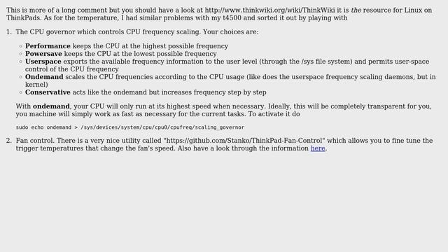 Laptop running ~30 hotter than normal; CPU/Load is reportedly normal. What could cause this and... смотреть онлайн