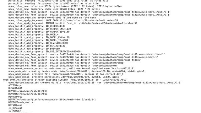 Udev rules on Ubuntu/OMAP (Beaglebone) смотреть онлайн