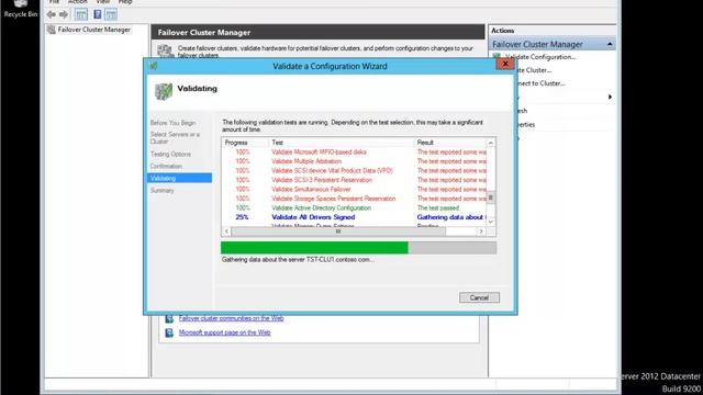 Creating a Failover Cluster on Windows Server 2012 смотреть онлайн