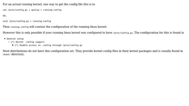 Obtain Kernel Config From Currently Running Linux System? (7 Solutions!!)