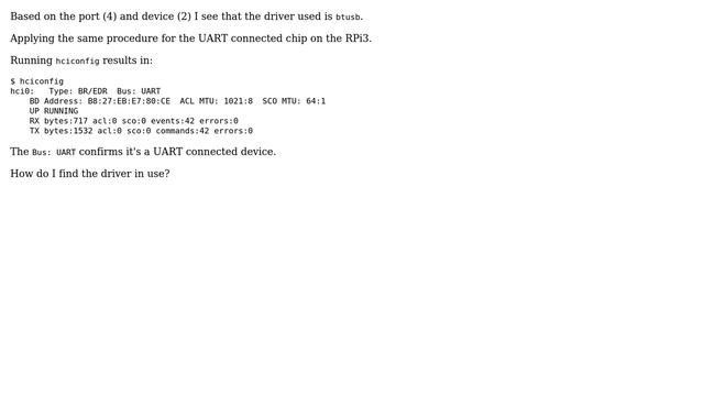 Unix & Linux: Detect what driver is loaded for a UART connected chip? (2 Solutions!!) смотреть онлайн