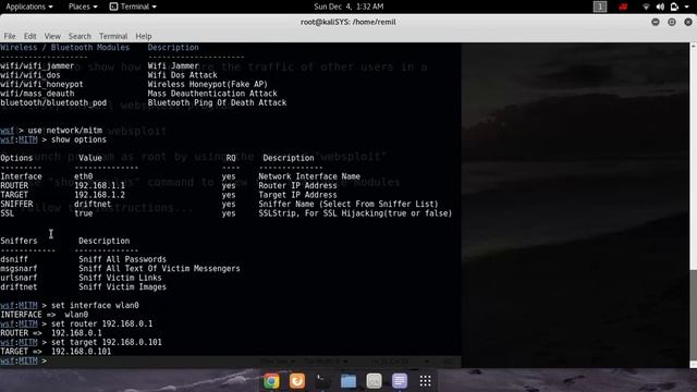 MITM attack using Kali linux смотреть онлайн