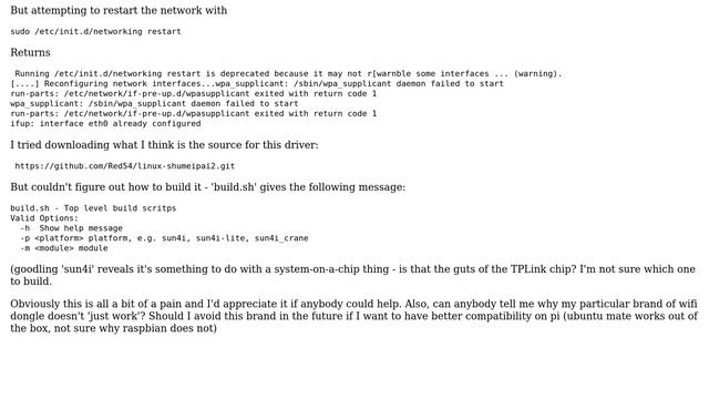Raspberry Pi: Problems with TPLink wifi dongle on Raspbian (linux kernel 4.1.8+) (2 Solutions!!) смотреть онлайн